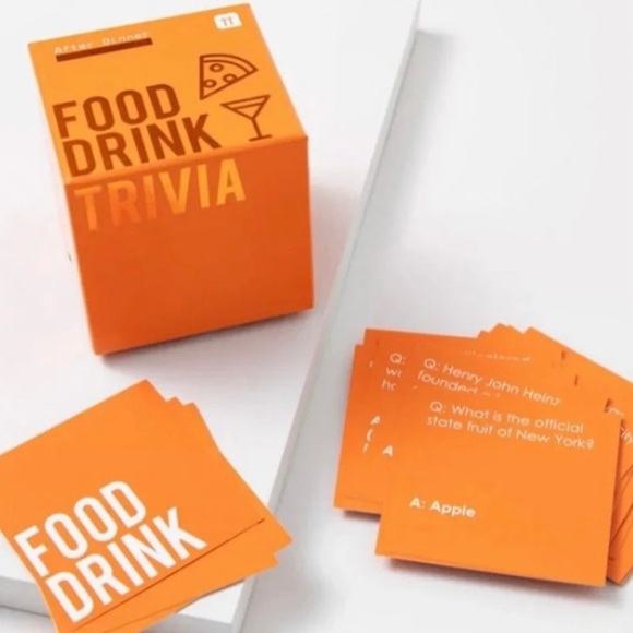Talking Tables | Games | Talking Tables After Dinner Food Drink Trivia ...